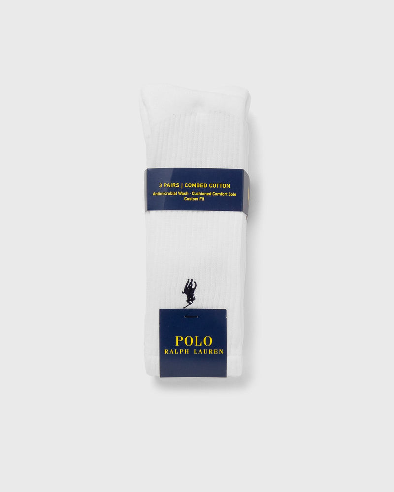Polo Ralph Lauren Crew Socks 3-Pack White