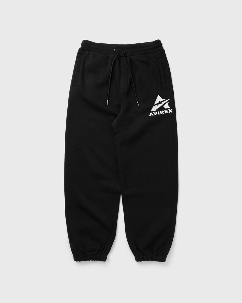 Avirex Stacked Logo Jogger Black