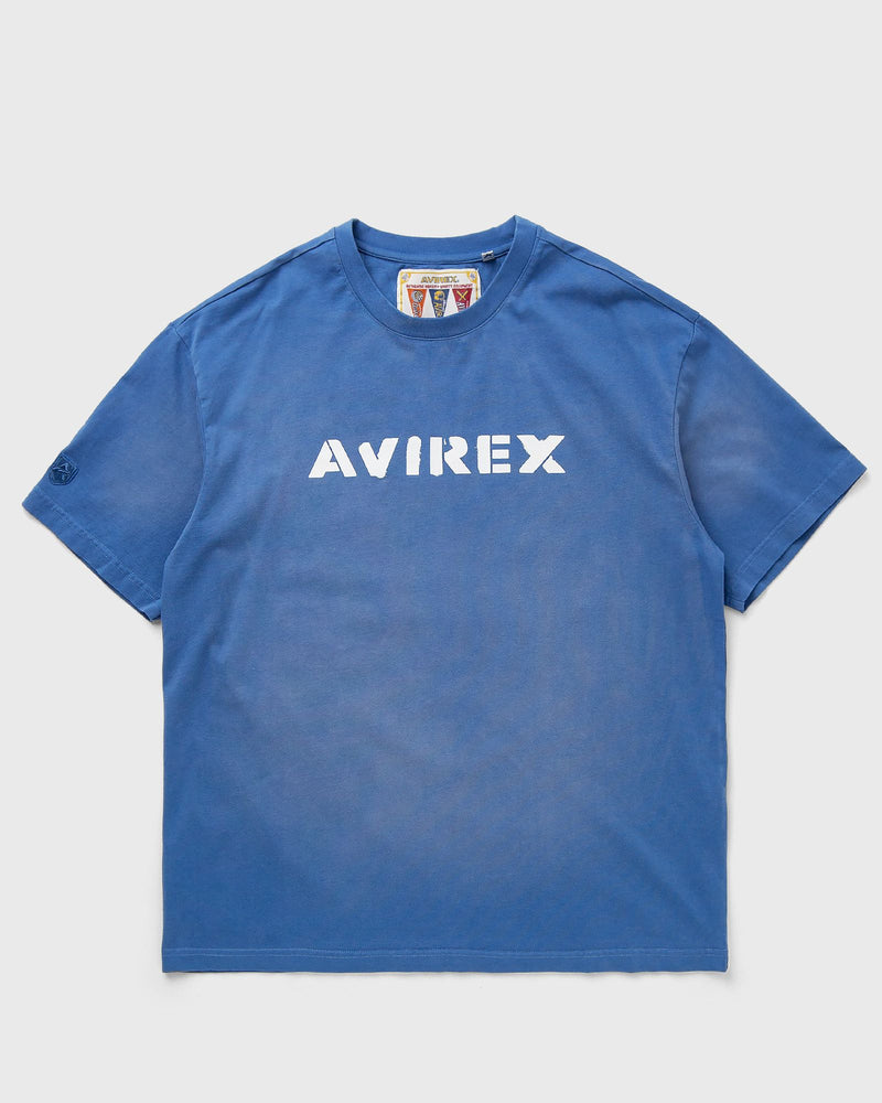 Avirex Distressed Icon Tee Blue