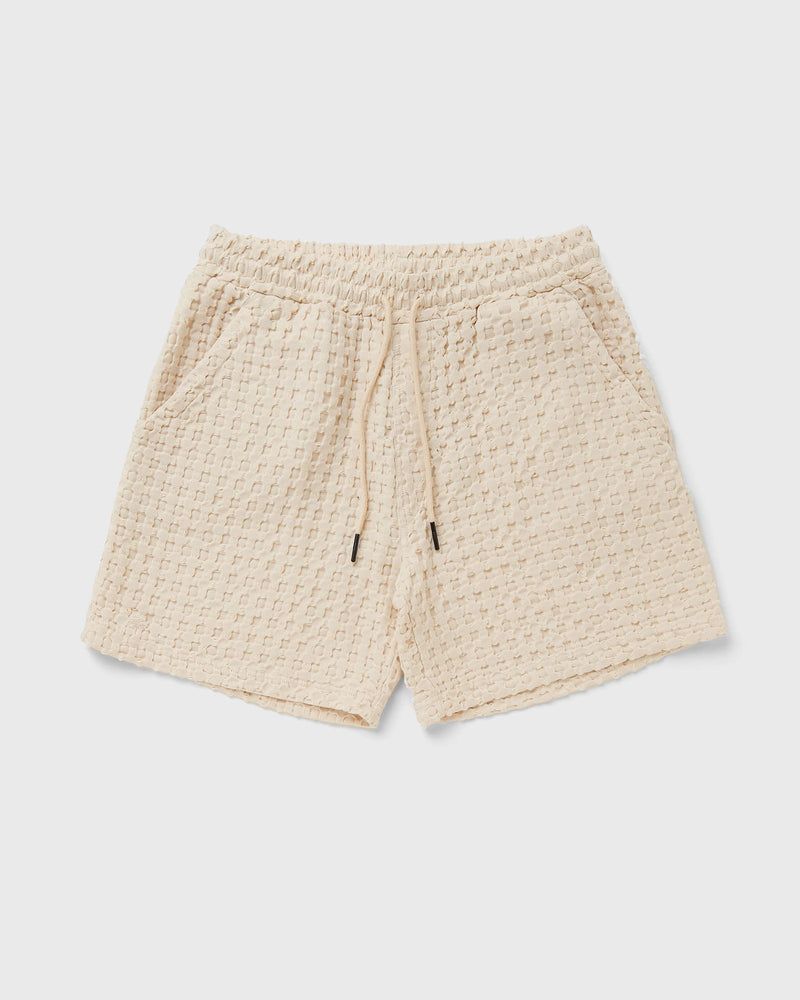 Oas Ecru Porto Waffle Shorts Beige