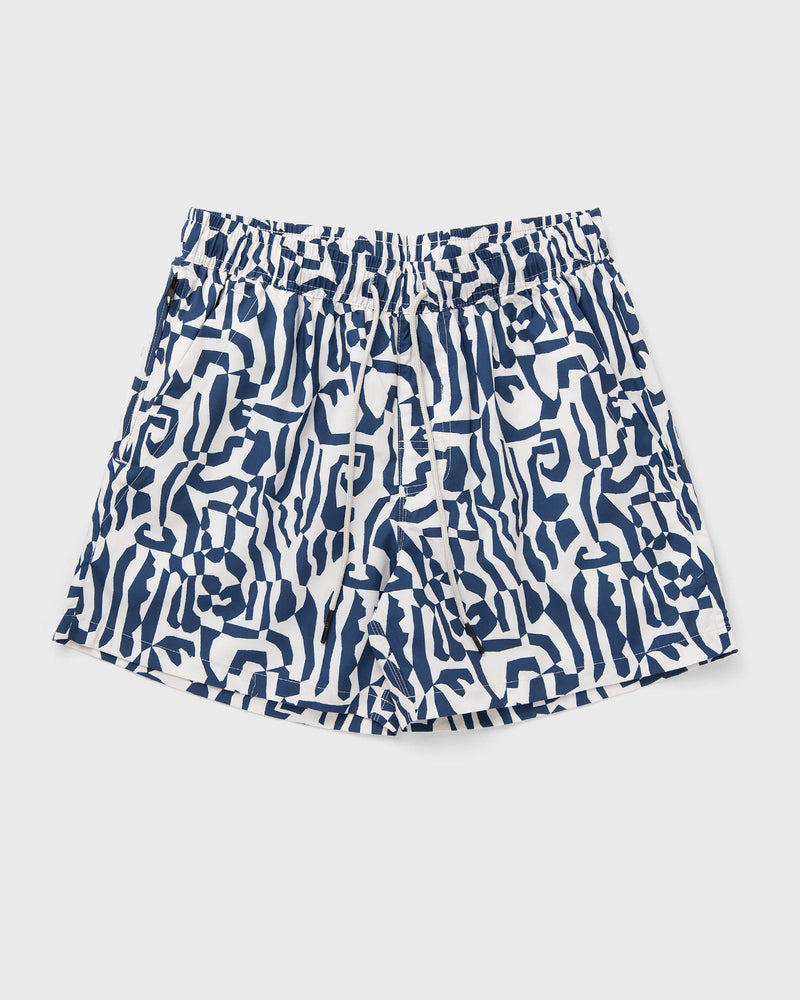 Oas Marbling Swim Shorts Blue|white