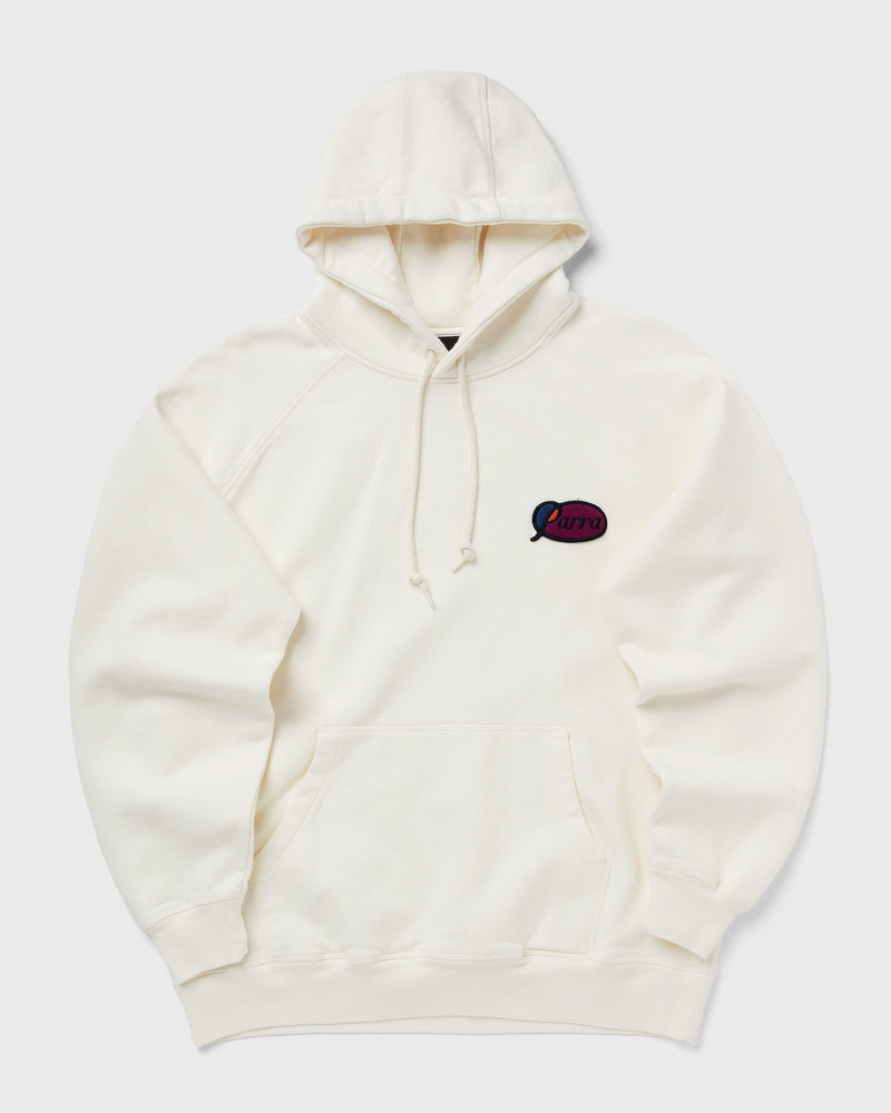 By Parra Circled Script Logo Hooded Sweatshirt Beige