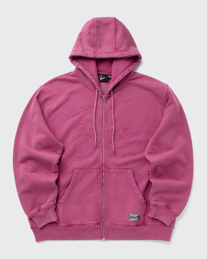 By Parra Not Fade Away Zip Hooded Sweatshirt Purple