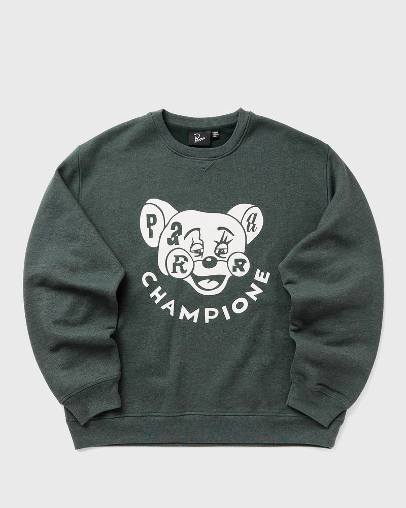 By Parra Tired Champione Crew Neck Sweatshirt Green