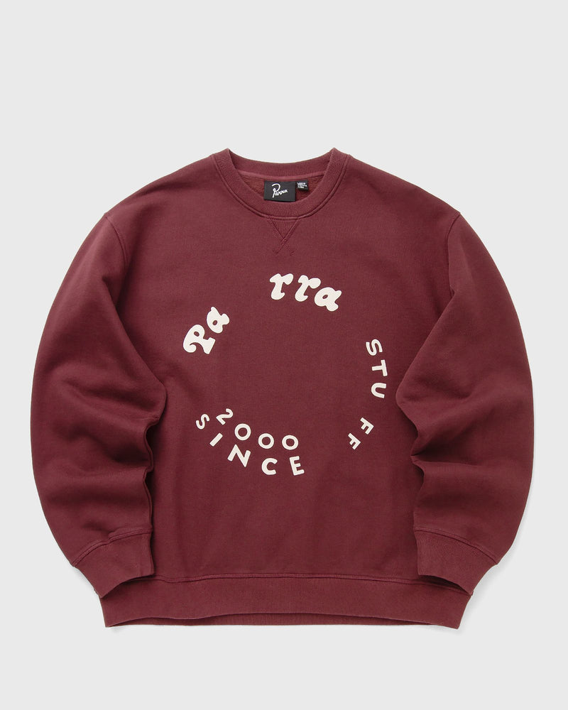 By Parra Gasoline Crew Neck Sweatshirt Red