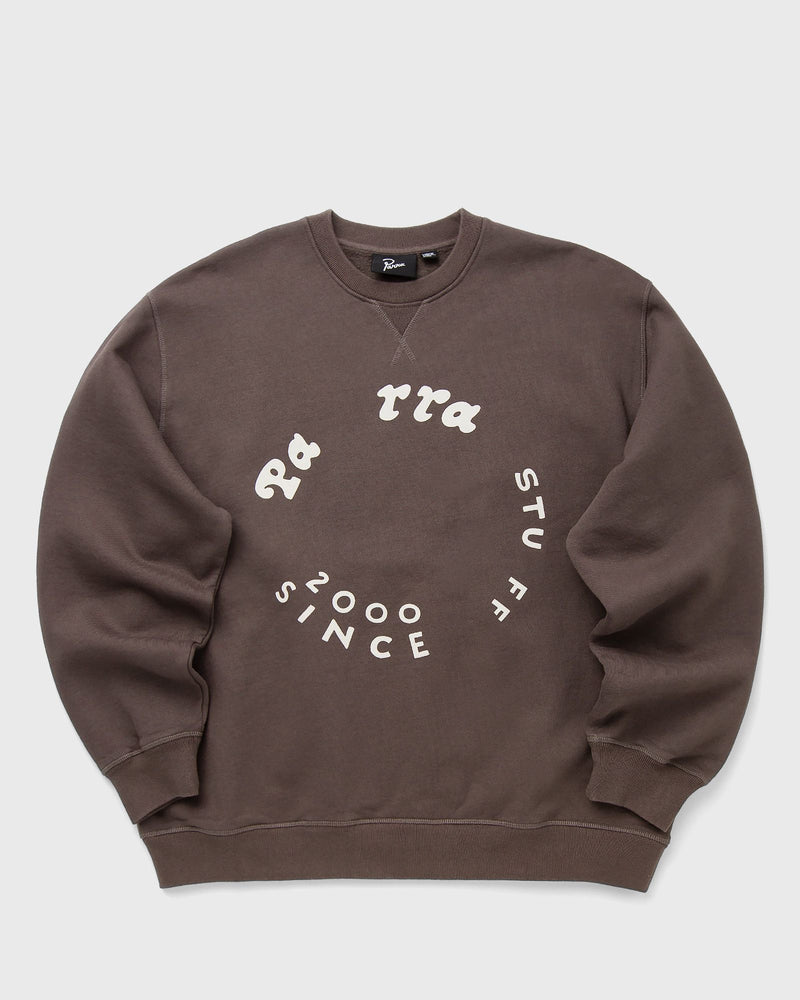 By Parra Gasoline Crew Neck Sweatshirt Brown
