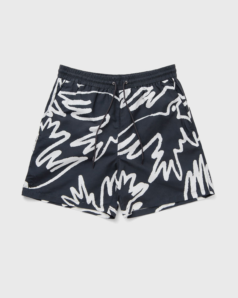 By Parra Birds Fly Free Swim Shorts Black