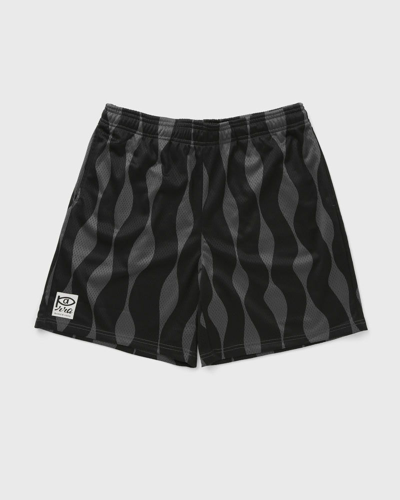 By Parra Waved Mesh Shorts Black