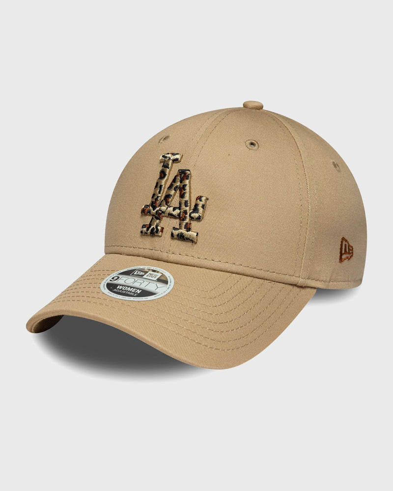 New Era Womens Animal Infill 9Forty Los Angeles Dodgers Beige