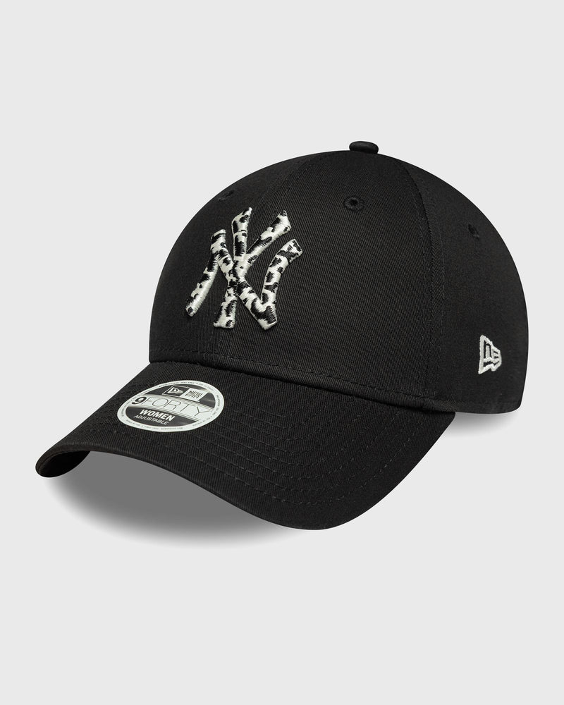 New Era Womens Animal Infill 9Forty New York Yankees Black