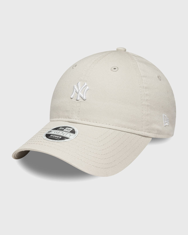 New Era Womens Washed Mini 9Twenty New York Yankees Beige