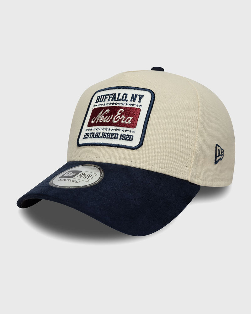 New Era Ne Patch Suede Eframe Newera Blue|beige