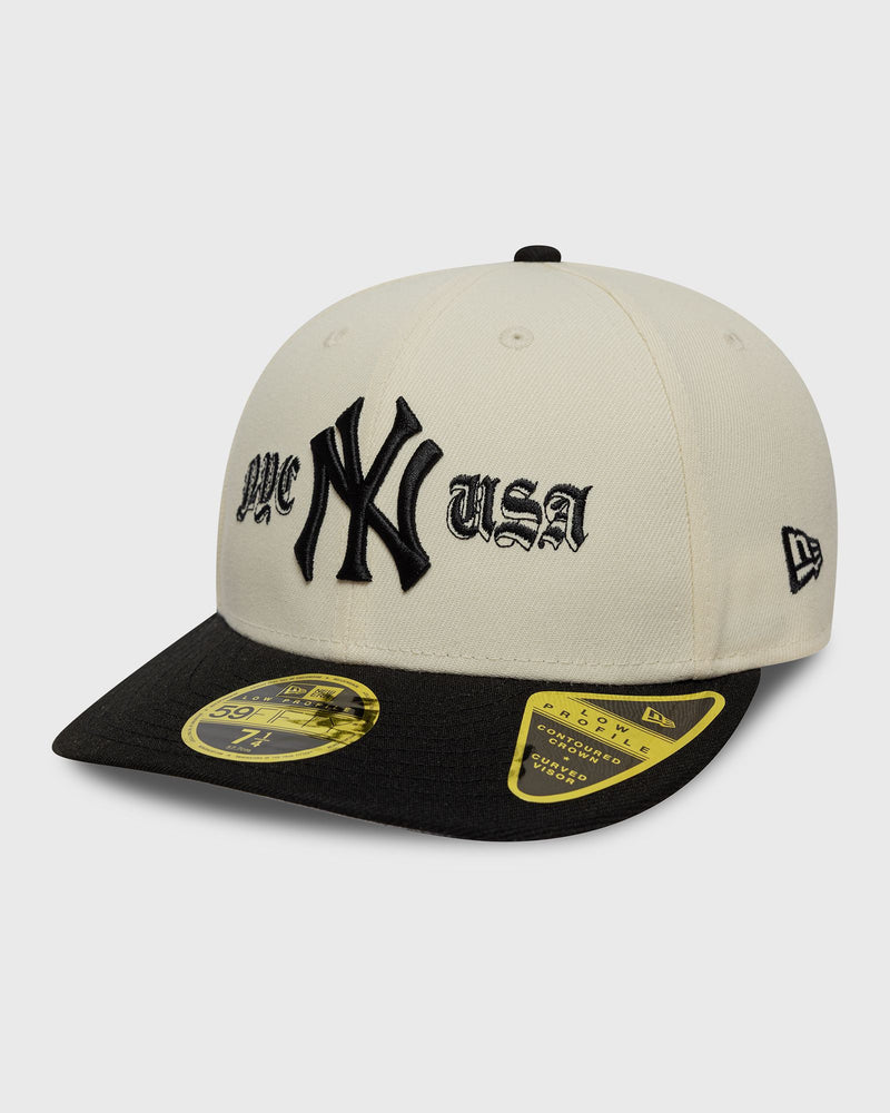 New Era Coops Logo 59Fifty Lp New York Yankees Co Black|beige
