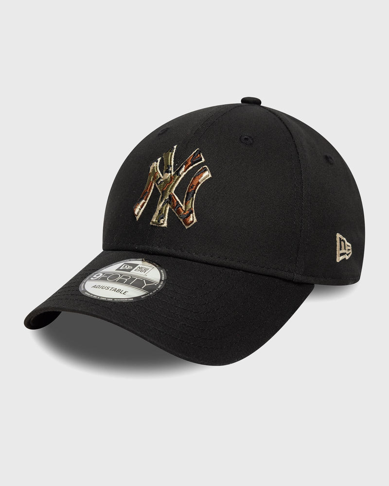 New Era Outline Camo 9Forty New York Yankees Black