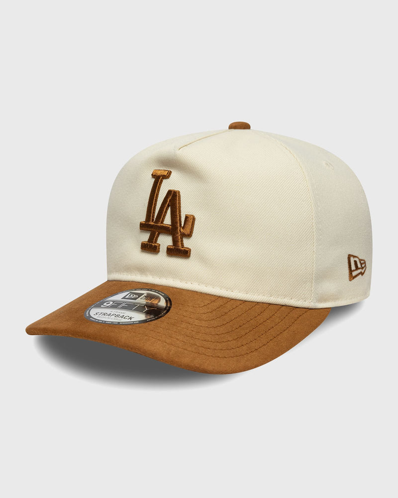 New Era Suede Visor 9Fifty Af Los Angeles Dodgers Brown|beige