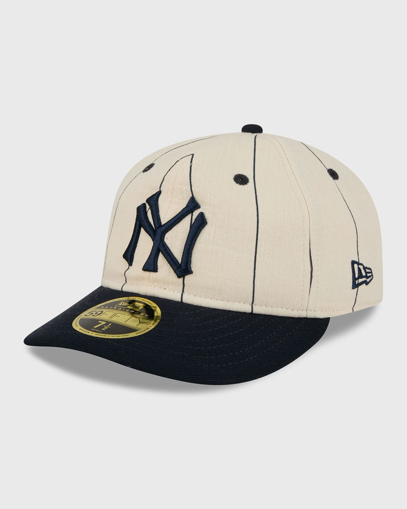 New Era 59Fiftyrc Linen 28456 New York Yankeesco Black|beige