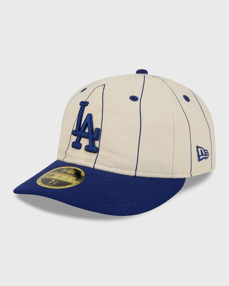 New Era 59Fiftyrc Linen 28456 Los Angeles Dodgers Blue|beige