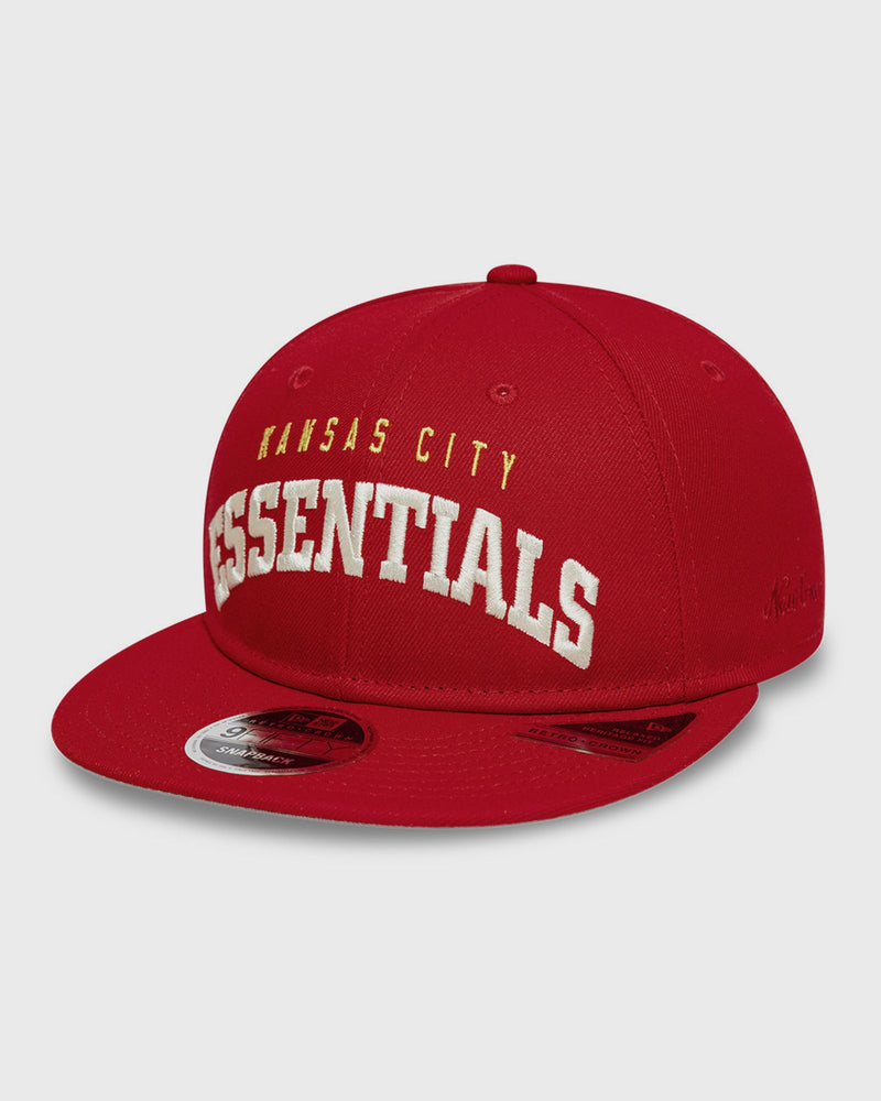 New Era X Fear of God 9Fifty Retro Crown-Kansas City Chief Red