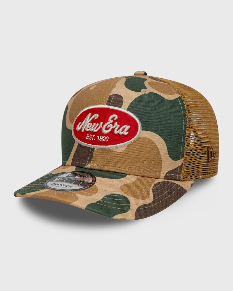 New Era Duck Camo 9Fifty Trucker Newera Green|beige