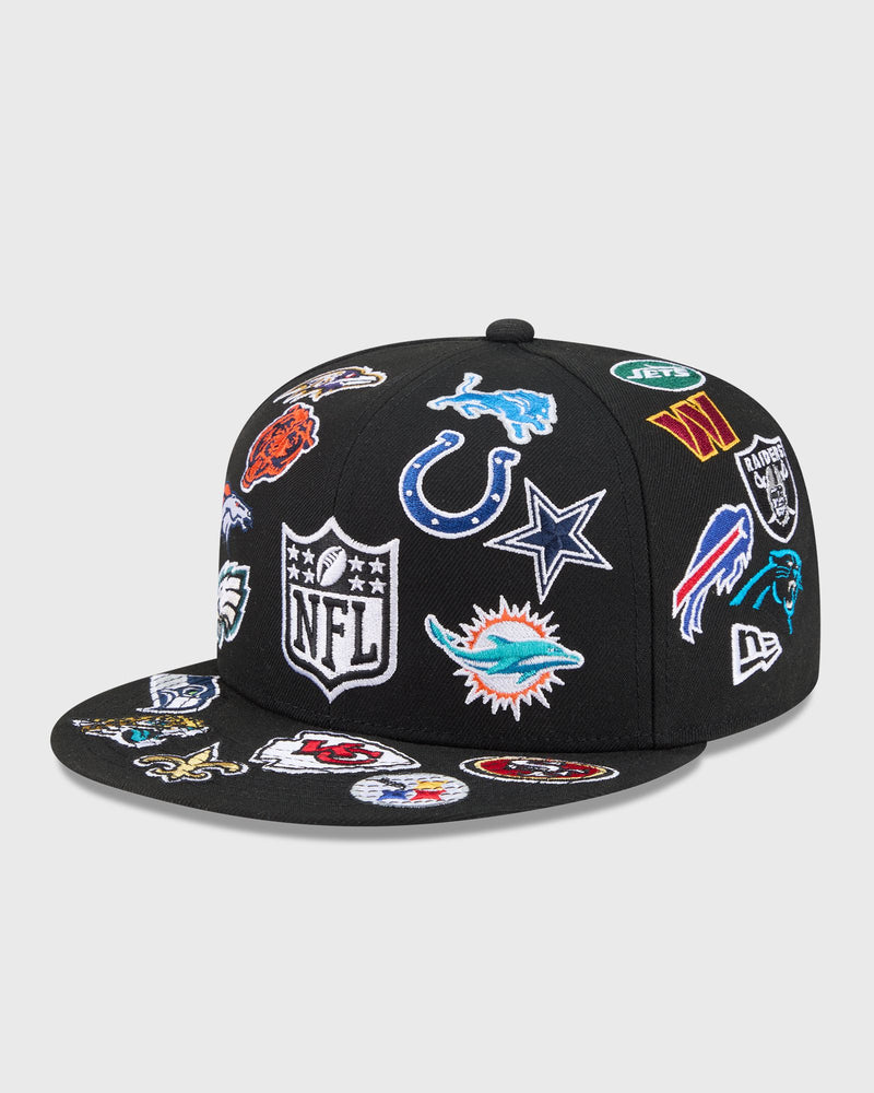 New Era 59Fifty All Over 28040 NFL All Star Black|multi
