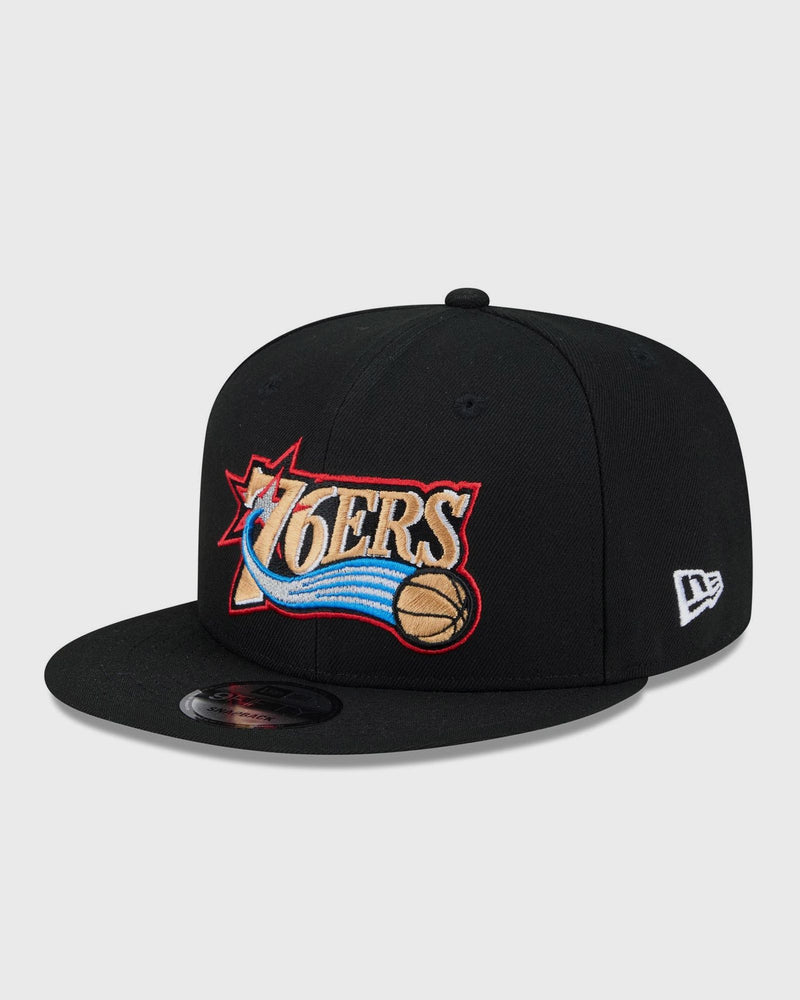 New Era Hwc 31588 9Fifty Otcotcotc Philadelphia 76ERS Black