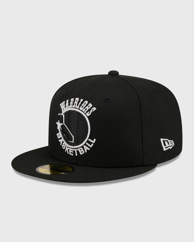 New Era Hwc 31587 59Fifty Blkblkwhi Golden State Warriors Black