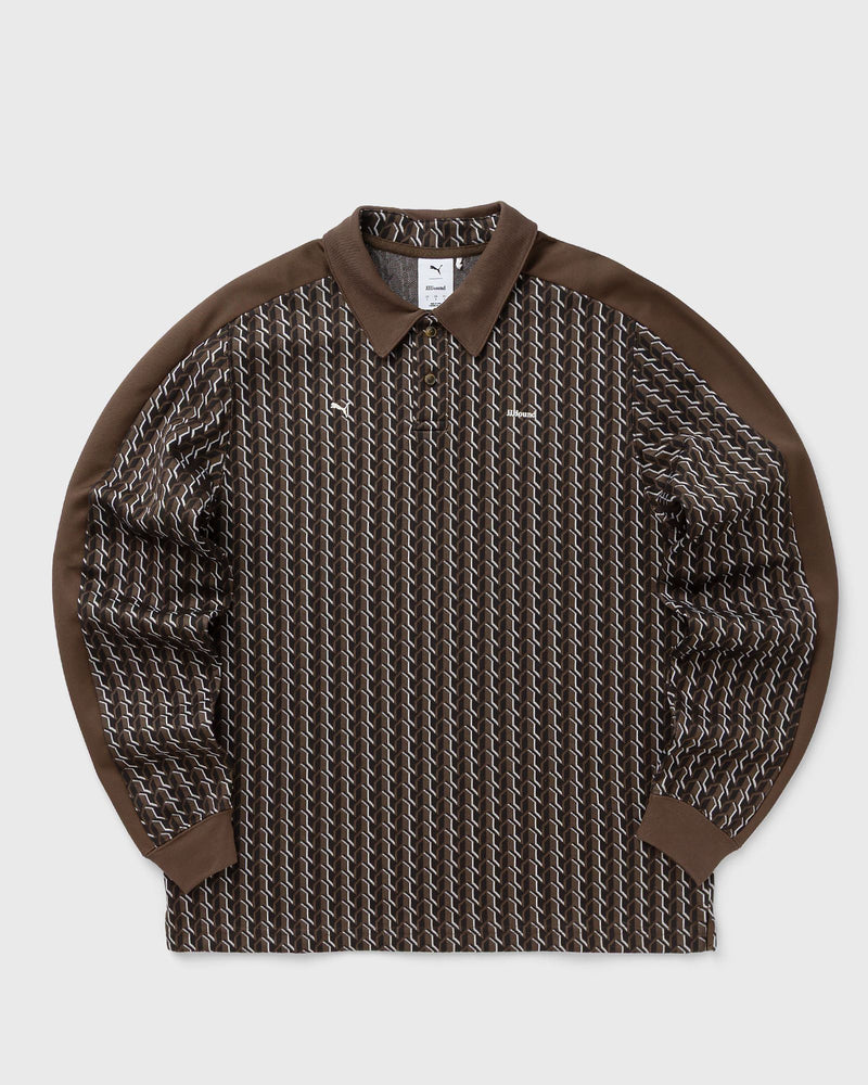 Puma x Jjjjound T7 Longsleeve Polo Brown