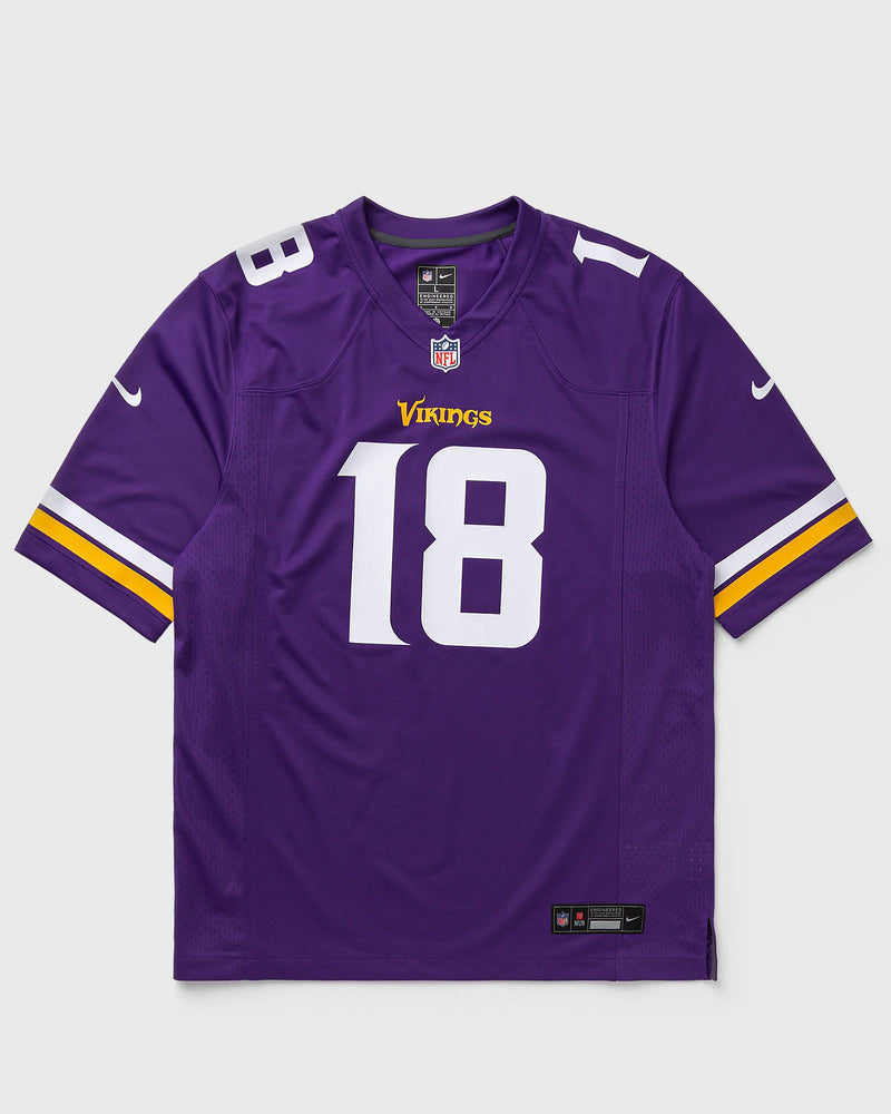 Nike NFL Minnesota Vikings Game Home Jersey Justin Jefferson 18 Purple