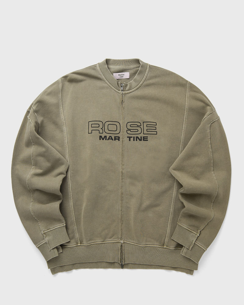 Martine Rose Zip Up Crew Green