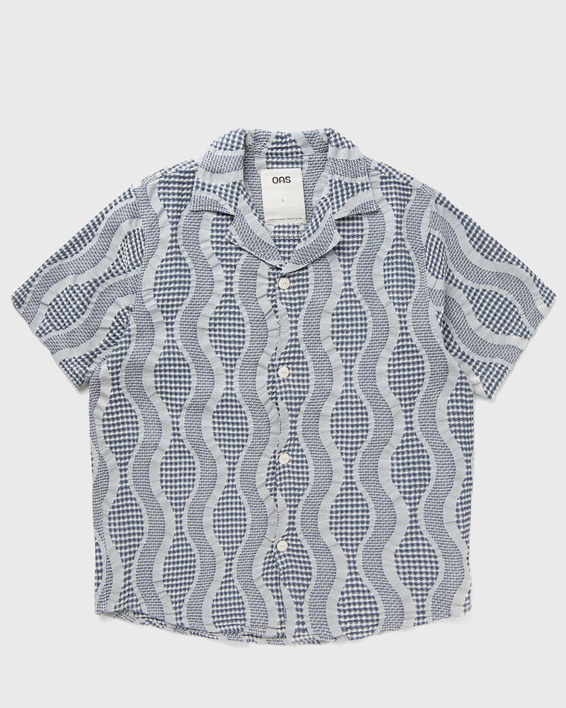 Oas Como Cuba Waffle Shirt Brown