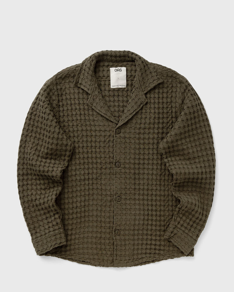 Oas Turtle Waffle Cuba Long Sleeve Green