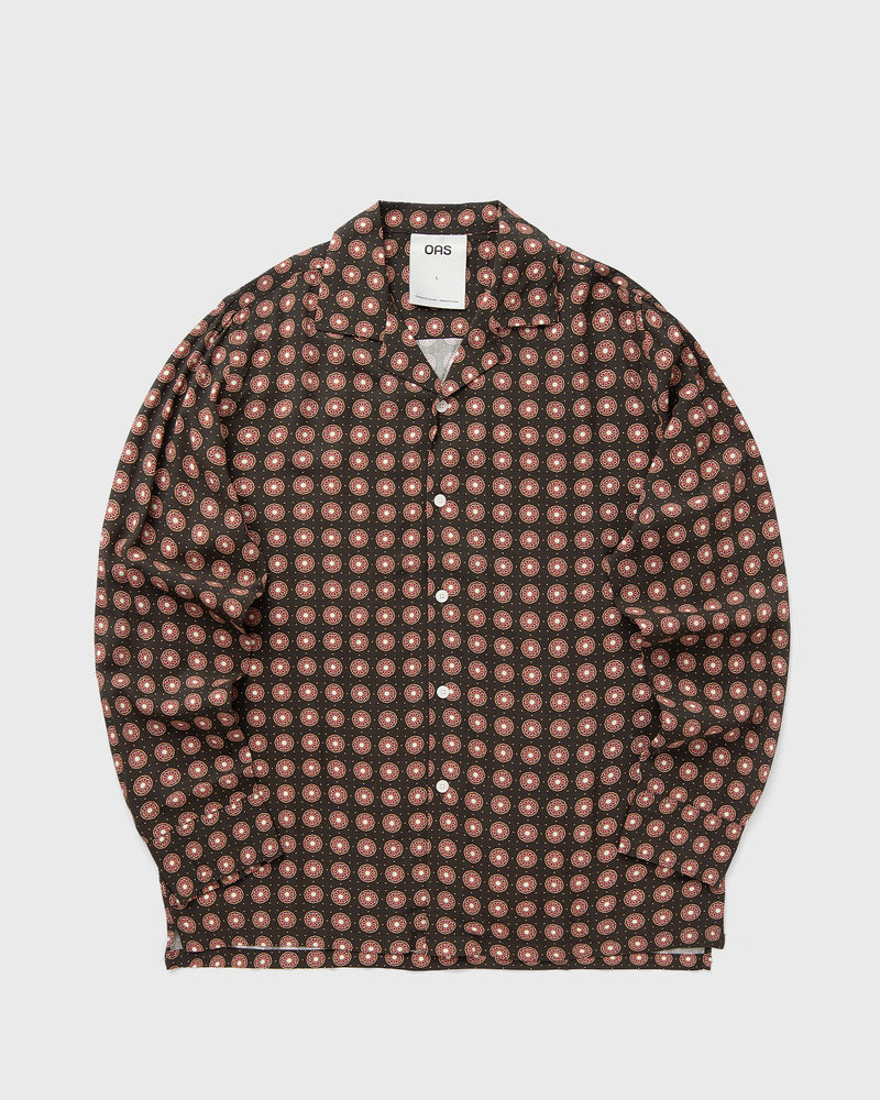 Oas Coffee Lumo Viscose Long Sleeve Brown