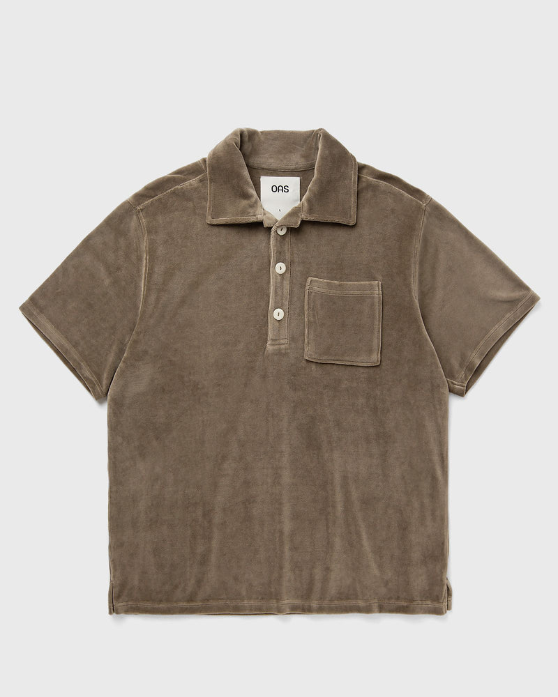 Oas Morel Girona Velour Shirt Brown
