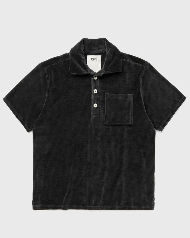 Oas Nearly Black Girona Velour Shirt
