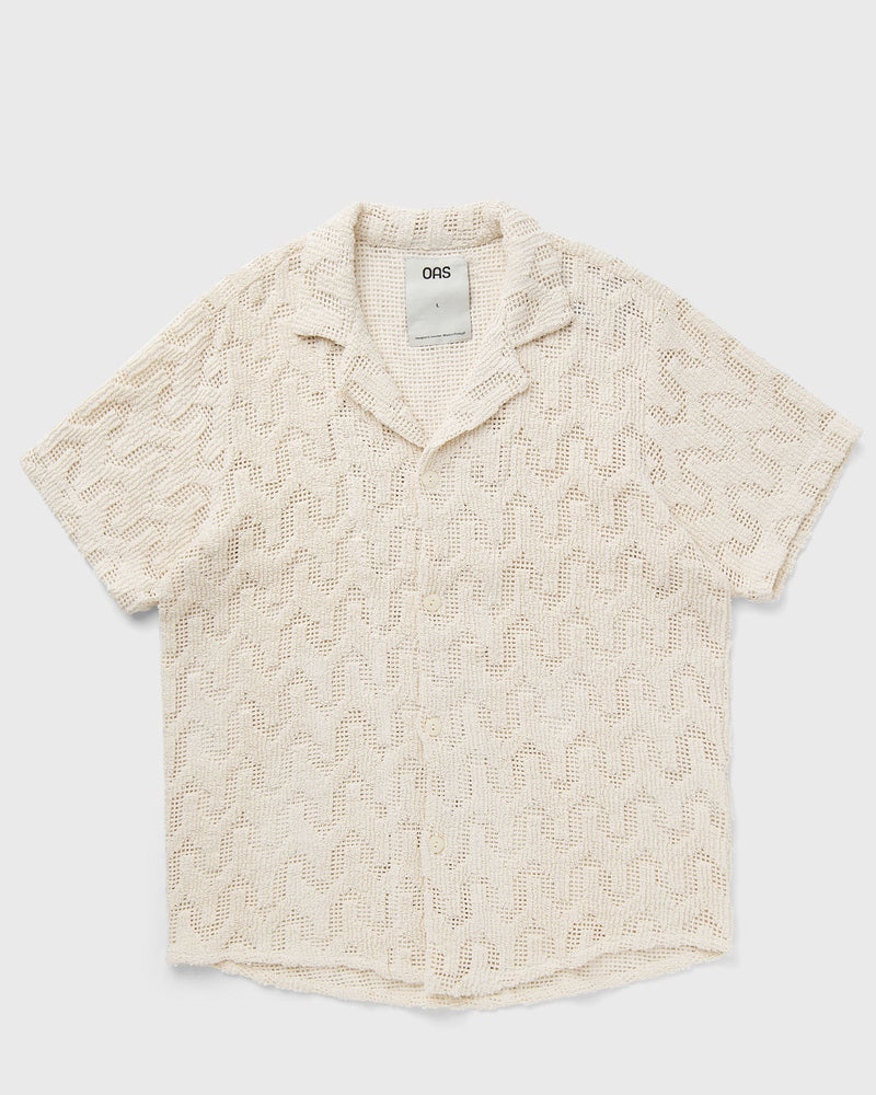 Oas Atlas Cuba Crochet Shirt Beige
