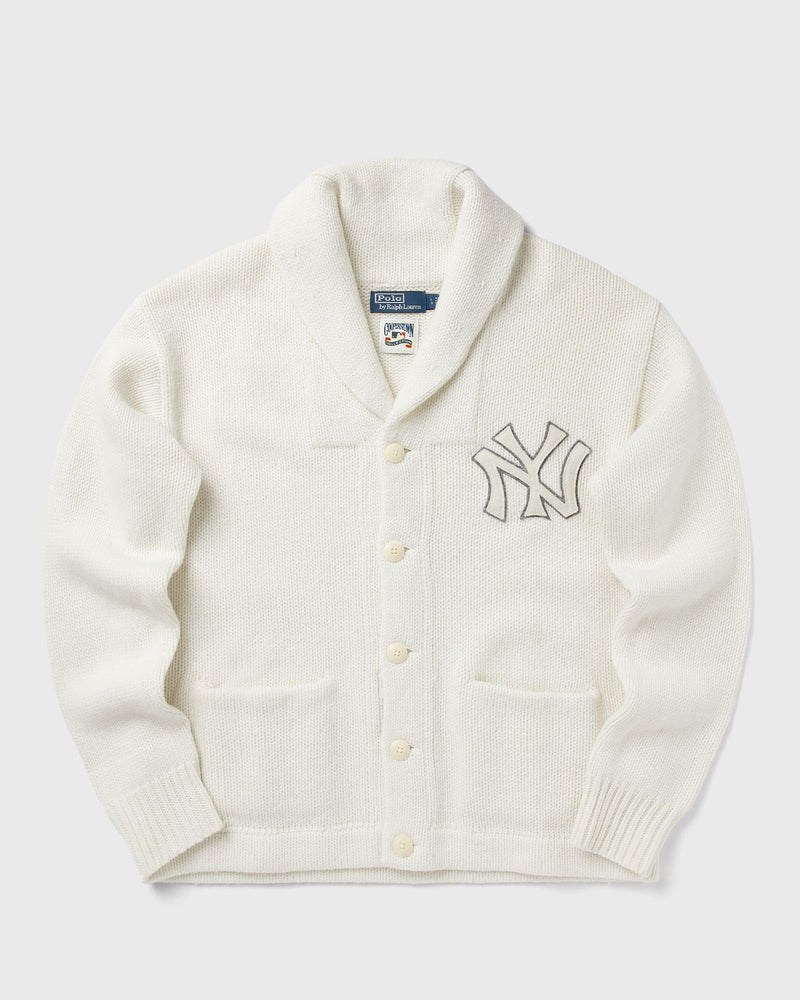 Polo Ralph Lauren Yankees Cardigan White
