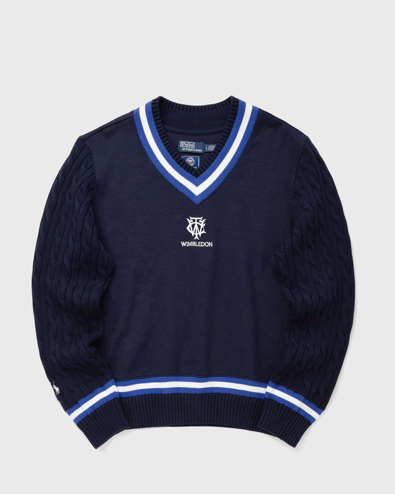 Polo Ralph Lauren Wimbledon Knit Sweatshirt Blue