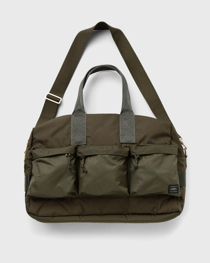 Porter-Yoshida & Co. Force 2WAY Duffle Bag Green