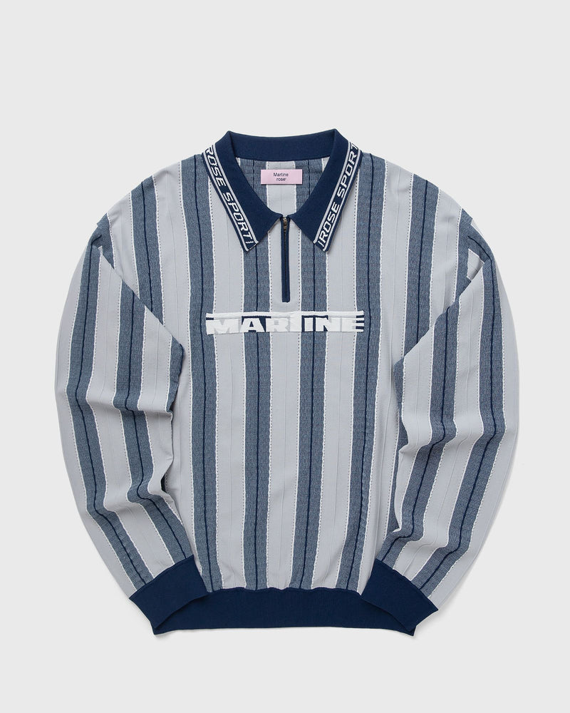 Martine Rose Logo Polo Blue