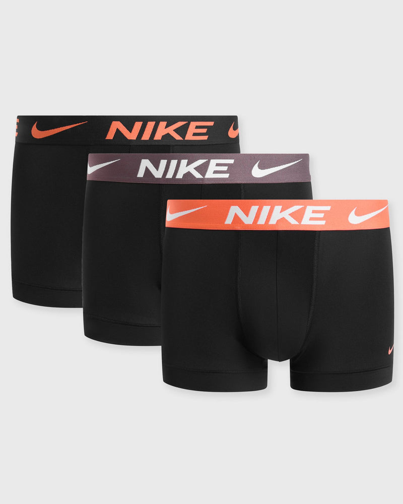 Nike Essential Micro Trunk 3PK Black