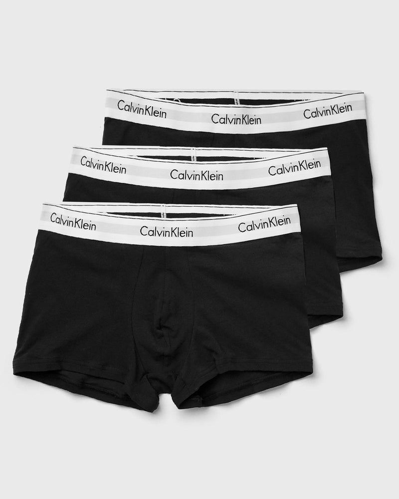 Calvin Klein Underwear Cotton Stretch Trunk 3-Pack Black