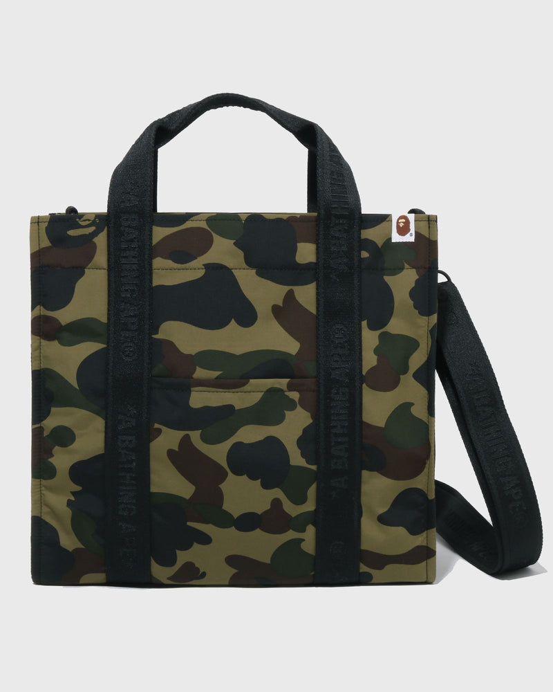 A Bathing Ape 1ST Camo Sliding Tote Bag M Travel Green