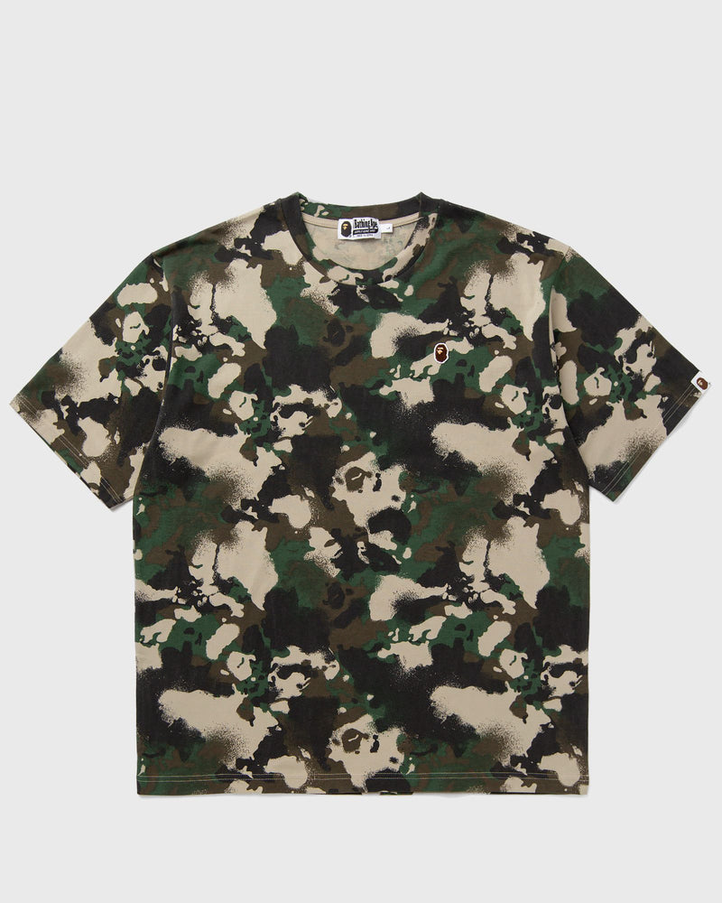 A Bathing Ape Map Camo Ape Head One Point Relaxed Fit Tee Green