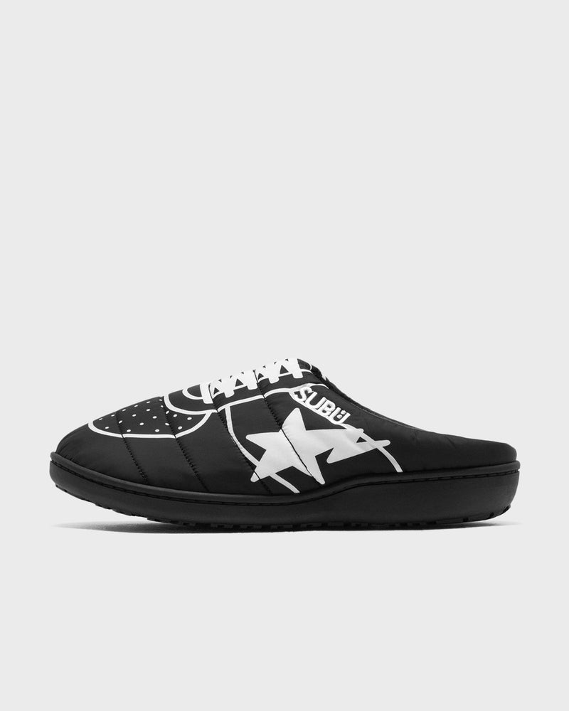 A Bathing Ape Bape X Subu - Puffer Sandals Black