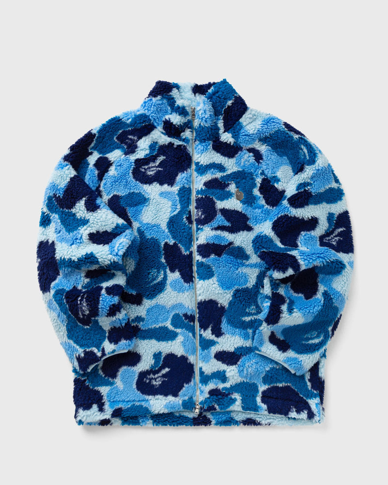 A Bathing Ape Abc Camo Metal One Point Boa Jacket Blue