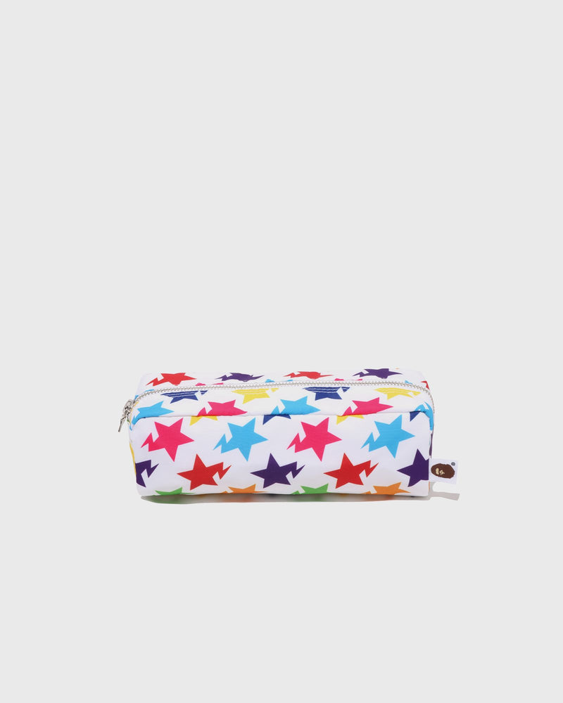 A Bathing Ape Sta Pattern Flight Pouch M Travel Multi
