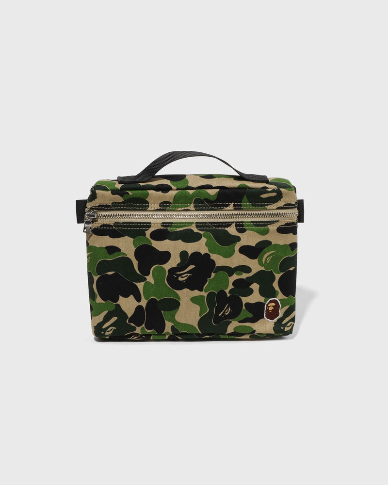 A Bathing Ape Abc Camo Music Pouch Green