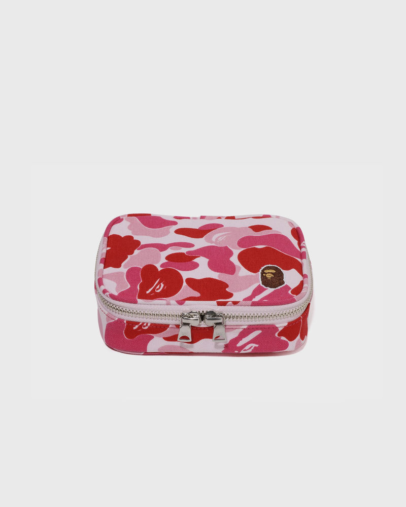 A Bathing Ape Abc Camo Amenity Pouch Pink