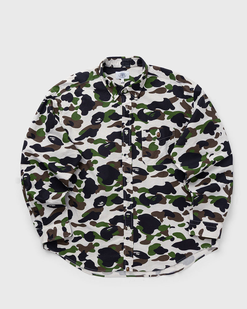 A Bathing Ape 1ST Camo Stripe Relaxed Fit Ls Shirt Multi