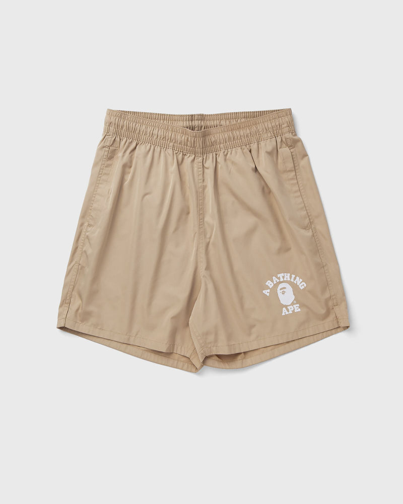 A Bathing Ape College Beach Relaxed Fit Shorts Brown